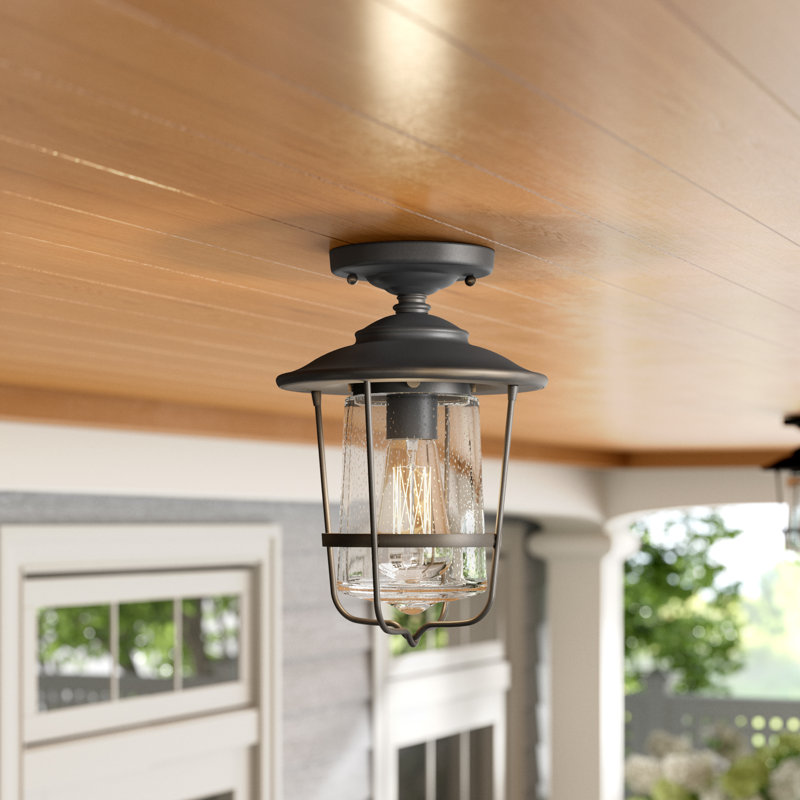 Birch Lane Remington Outdoor Lighting Semi Flush Mount & Reviews